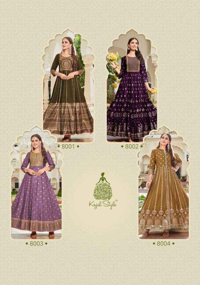 Fashion Colourbar 8 Festive Wear Anarkali Long Wholesale Kurti Collection